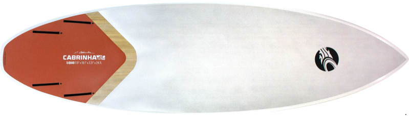 zadni strana s quad surf board cabrinha windsurfing karlin